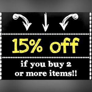 🤩BUNDLE 2 or MORE items and SAVE!!🤩